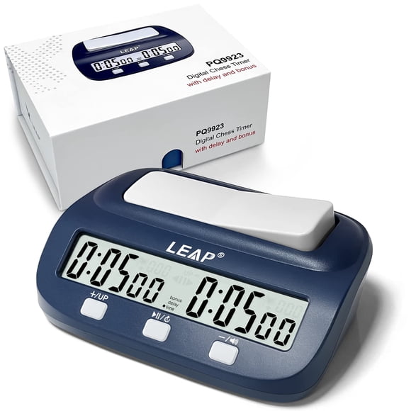 Reloj de Ajedrez LEAP 9923 Profesional con Tiempo de Bono y Retraso