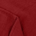 thumbnail image 6 of Alllist Women's Tops Red Floral Short Sleeve Scoop Neck T-Shirts Womens Shirts Under $5, 6 of 6