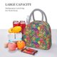 thumbnail image 5 of Disketp Colorful Dinosaur Bolsa Térmica para Almuerzo, Lonchera con Abertura Amplia y Gran Capacidad, Organizador Reutilizable para Mujeres, Hombres y Adultos, 5 of 6
