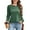 Green, variant on Fancyglim Tunic Tops For Women Long Sleeve Crew Neck Pullover Shirts Cross Side Split Loose Fit Sweatshirt Blouses Burgundy XL