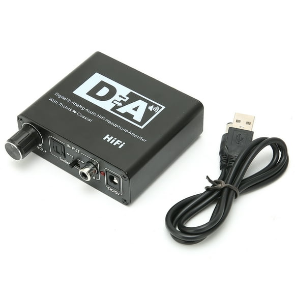 Ccdes Digital To Analog Converter HD AC Digital To Analog L/R Converter With Volume Control For HDTV,Digital To Analog Audio Converter,Digital To Analog Video Converter