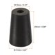 thumbnail image 2 of Uxcell Tapón de goma cónico de 13 mm a 17 mm con agujero para laboratorio y hogar, paquete de 5, color negro, 2 of 5