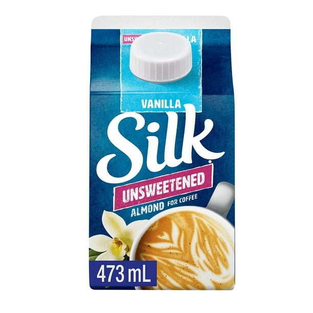 Silk Dairy Free Almond Coffee Creamer, Unsweetened Vanilla Coffee Whitener Walmart.ca