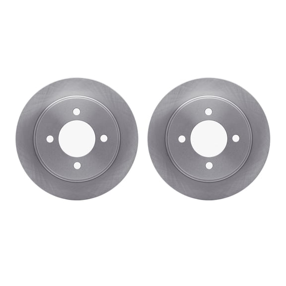 Dynamic Friction Company Rear Brake Rotors 6002-67039