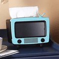thumbnail image 4 of TV Tissue Box Multi Functional Creatives Holder with Cell Phone Slot Decoration Home C, 4 of 4