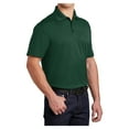 thumbnail image 4 of Yellow Rooster Men's Micropique Sport-Wick Pocket Polo Forest Green 2XL, 4 of 8