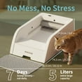 thumbnail image 4 of WENHOME Scoop Free Automatic Self-Cleaning Litter Box: Superior Odor Control, Extremely Easy Cleanup, Multi-Cat Friendly, 4 of 6