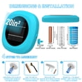 thumbnail image 5 of Solar Pool Cleaner & Floating Water Purifier | Copper for Pool 35,000 Gallons | Large Solar Panel & 2 Sets of Fittings | 85% Less Chlorine | Fits Fresh, Salt Water, Inground Pool & Above Ground Pond, 5 of 8