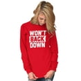 thumbnail image 4 of Won't Back Down Athletic Workout Long Sleeve TShirt Men Women Brisco Brands M, 4 of 6