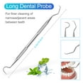 thumbnail image 2 of Dental Tools, 3PCS Teeth Cleaning Tools Stainless Steel Dental Scraper, Scaler Pick Plaque Remover Set, 2 of 5