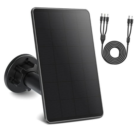 ANYWAY.GO Solar Panel for Trail Cameras 12V/6V with Built-in 6000mAh Battery IP66 3W Solar Panel with Various Cellular Trail Cameras Including X X 3.0 X Gen 2.0 3.0 X