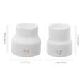thumbnail image 2 of 2 Pcs Gobelet de Remplacement pour Kit de Torche de Soudage Tig, 2 of 8