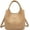 Beige, variant on Kukuzhu Mini Shoulder Bags for Women Fashion Leather Bucket Tote Bag Casual Hobo Handbag