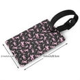thumbnail image 2 of Kdxio Breast Cancer Awareness (2) Luggage Tags Privacy Cover ID Label Suitcase Tags Identifiers For School Bags,Suitcases, 2 of 7