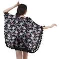 thumbnail image 4 of Moomaya Front Open Printed Shrug Beach Clothes For Kimono Cardigans For Women, 4 of 5