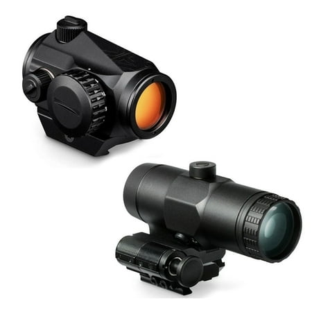 VORTEX Crossfire 2 MOA Red Dot Sight and VMX-3T Magnifier (CF-RD2+VMX-3T)