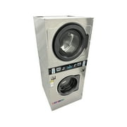 Commercial Coin Operated Washer Dryer Combo Stackable Double-layer 220V