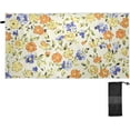 thumbnail image 2 of GZHJMY Gorgeous Flowers Microfiber Quick Drying Beach Towel with a Carrying Bag Super Absorbent and Sand Free Towel for Kids Teens Adults Travel Gym Camping Pool Yoga Outdoor and Picnic, 2 of 7