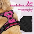 thumbnail image 2 of Arnés para perros Rabbitgoo, ajustable, sin tirones, rosa intenso, S, 2 of 8
