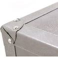 thumbnail image 6 of Empire Art Direct  Silver Lizard Exotic Leather Console Table with Stainless Steel Legs K-D, 6 of 14