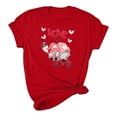 thumbnail image 4 of Meichang Hauts de Vacances pour Femmes T-Shirt de la Saint-Valentin Mignon Cœur Graphique T-Shirts Mignons Hauts de Vacances T-Shirts Manches Courtes Col Rond Mode 2025, 4 of 5