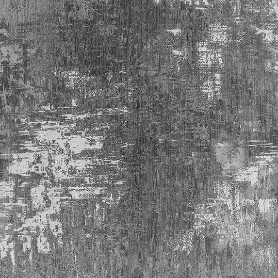Ahgly Company Indoor Square Oriental Gray Industrial Area Rugs, 6' Square