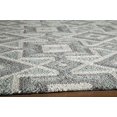 thumbnail image 1 of Alfombra contemporánea Momeni Rugs Colección Geo enganchada a mano 3'6' x 5'6' Gris, 1 of 1