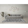 thumbnail image 3 of Ahgly Company Indoor Square Abstract Gray Modern Area Rugs, 3' Square, 3 of 4