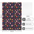 thumbnail image 2 of 2 Pcs Pioneer Flower Floral Print Pattern Kitchen Towels, Funny Microfiber Dish Towel Set, 18" X 26" Tea Towels, 2 of 6