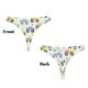 thumbnail image 3 of Balery Cartoon Monster Trucks Tangas de Algodón para Mujer con Estampado – Ropa Interior Sexy, Transpirable, G-string-Medium, 3 of 6