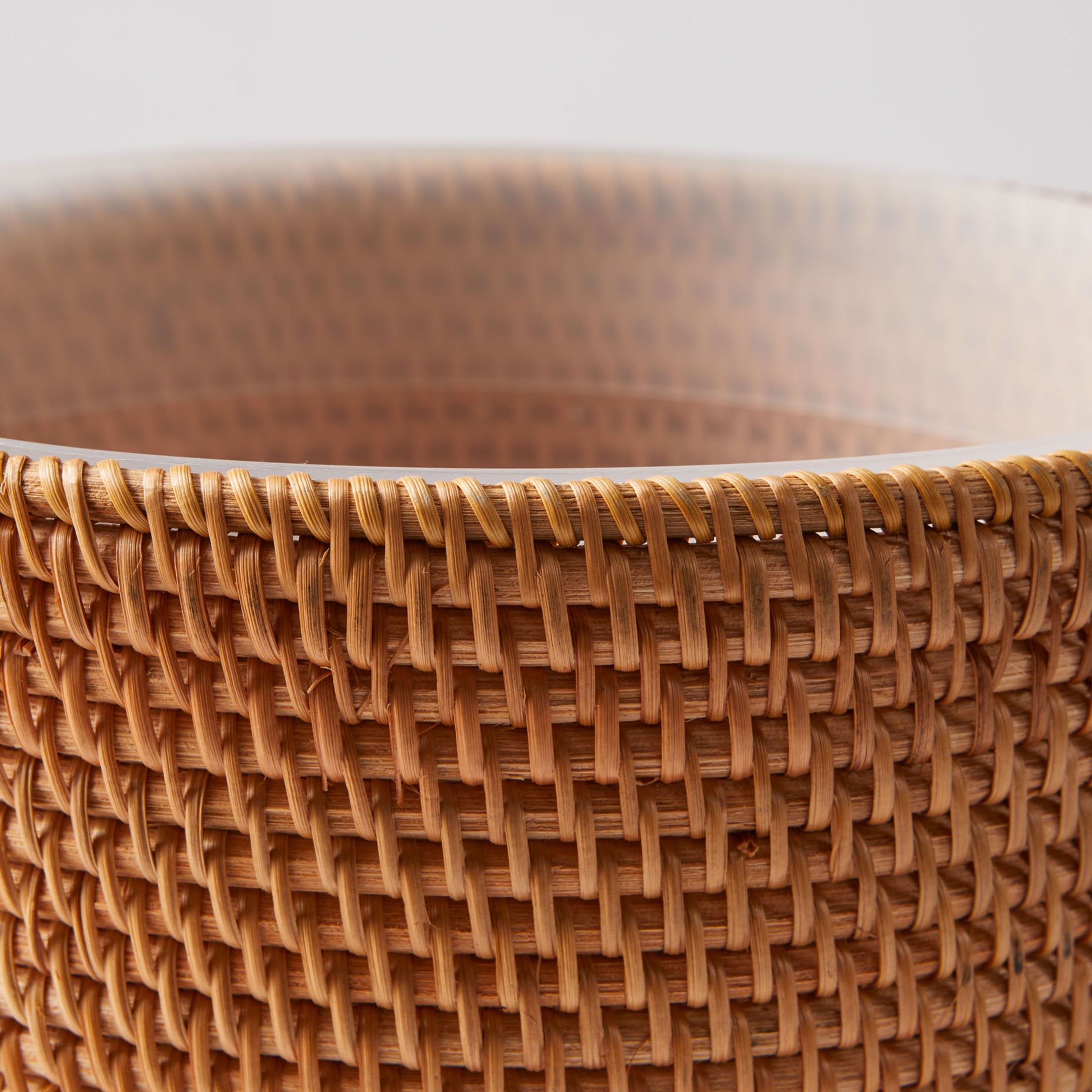 Better Homes & Gardens Rattan Bathroom Trash Can