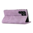 thumbnail image 6 of SaniMore Wallet Case for Samsung Galaxy S24 Ultra 6.8" 2024, Magnetic Folio PU Leather Cover Bracket Card Slots Cash Pocket All-around Protective Shockproof Anti-fall Business Shell, Purple, 6 of 10