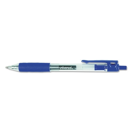 - Comfort Grip Retractable Gel Pen, 0.7mm, Blue Ink, Translucent Blue Barrel, DZ