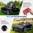 thumbnail image 4 of Bopilon Licensed BMW Kids Ride on Car with Remote Control, 12V Electric Vehicles Car for Toddlers to Drive, 3 Speeds, Bluetooth, Music, LED Light (Black), 4 of 8