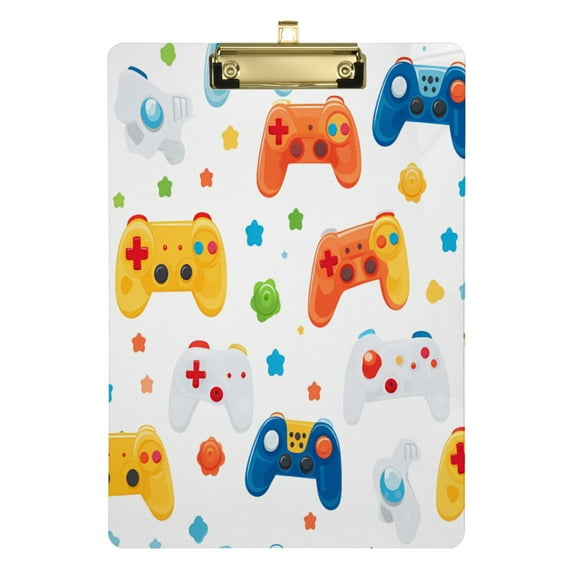Acrylic Clipboards Cartoon A4 Standard Size Clipboard 12.5" X 9" Clip Board for Office School Teacher Women Men