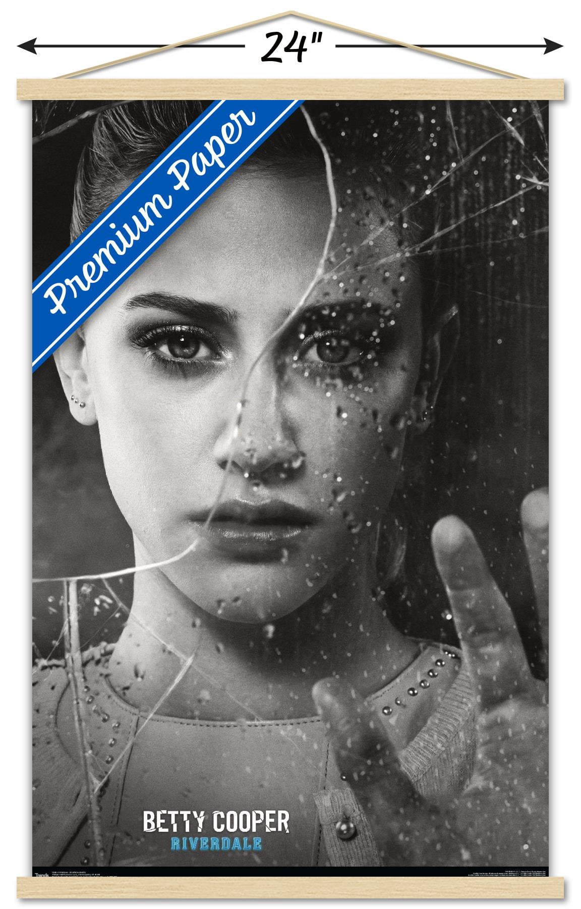 Riverdale - Shattered Betty Wall Poster with Wooden Magnetic Frame, 22.375" x 34"