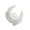 White, variant on Yihuala Middle Eastern Moons God Statue Resin Vases Flower Arrangement Container Planter Pots Home Decorative Piece