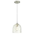 thumbnail image 1 of WestinghouseLighting 6328800 1 Light Indoor Mini Pendant - Clear Hammered Glass, 1 of 5