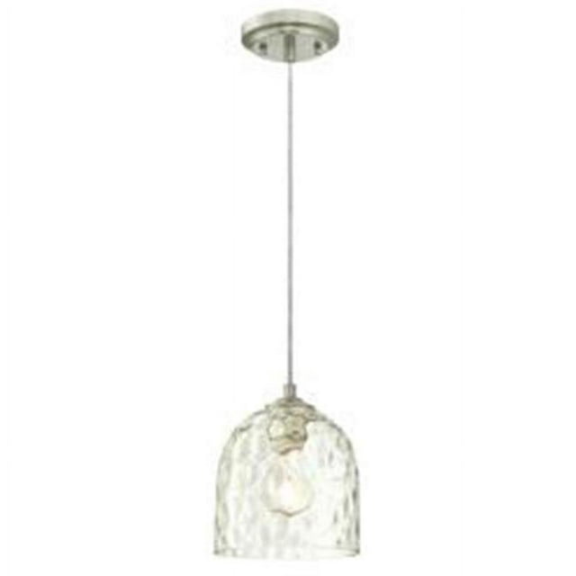 WestinghouseLighting 6328800 1 Light Indoor Mini Pendant - Clear Hammered Glass