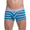 thumbnail image 3 of Mundo Unico Underwear Stripes Microfiber Short Boxer Briefs Calzoncillos Hombres, 3 of 5