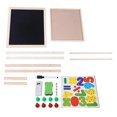 thumbnail image 1 of 2 in 1 Double Sided Wooden Drawing Board for Baby and Kids, 1 of 4