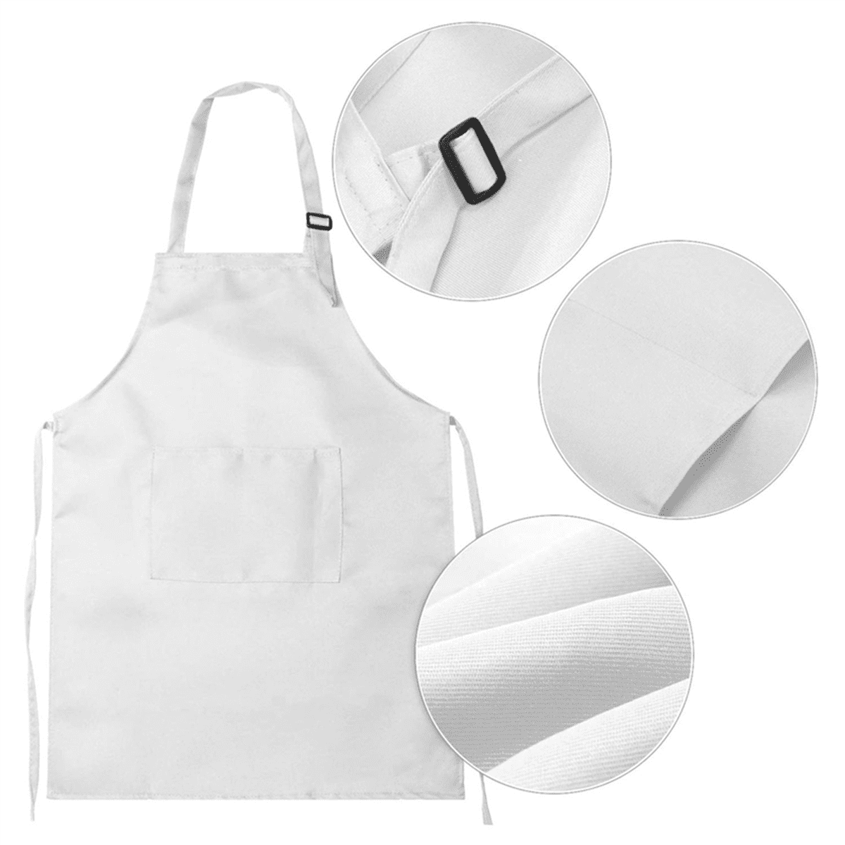 18-Piece Children's Apron and Chef Hat Set Adjustable Children's Kitchen Apron for Cooking and Painting
