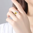 thumbnail image 5 of AOBOCO Birthday Gifts for Her, Cat Ring Sterling Silver Sunflower Rings with Cat Kitty, Cute Cat Jewelry Gifts for Women, 5 of 6