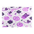 thumbnail image 3 of Purple Candy Pattern Reversible Placemat Set of 4 Non Slip Coffee Mats 18x12 Inch for Dining, Kitchen, Coffee, 3 of 9