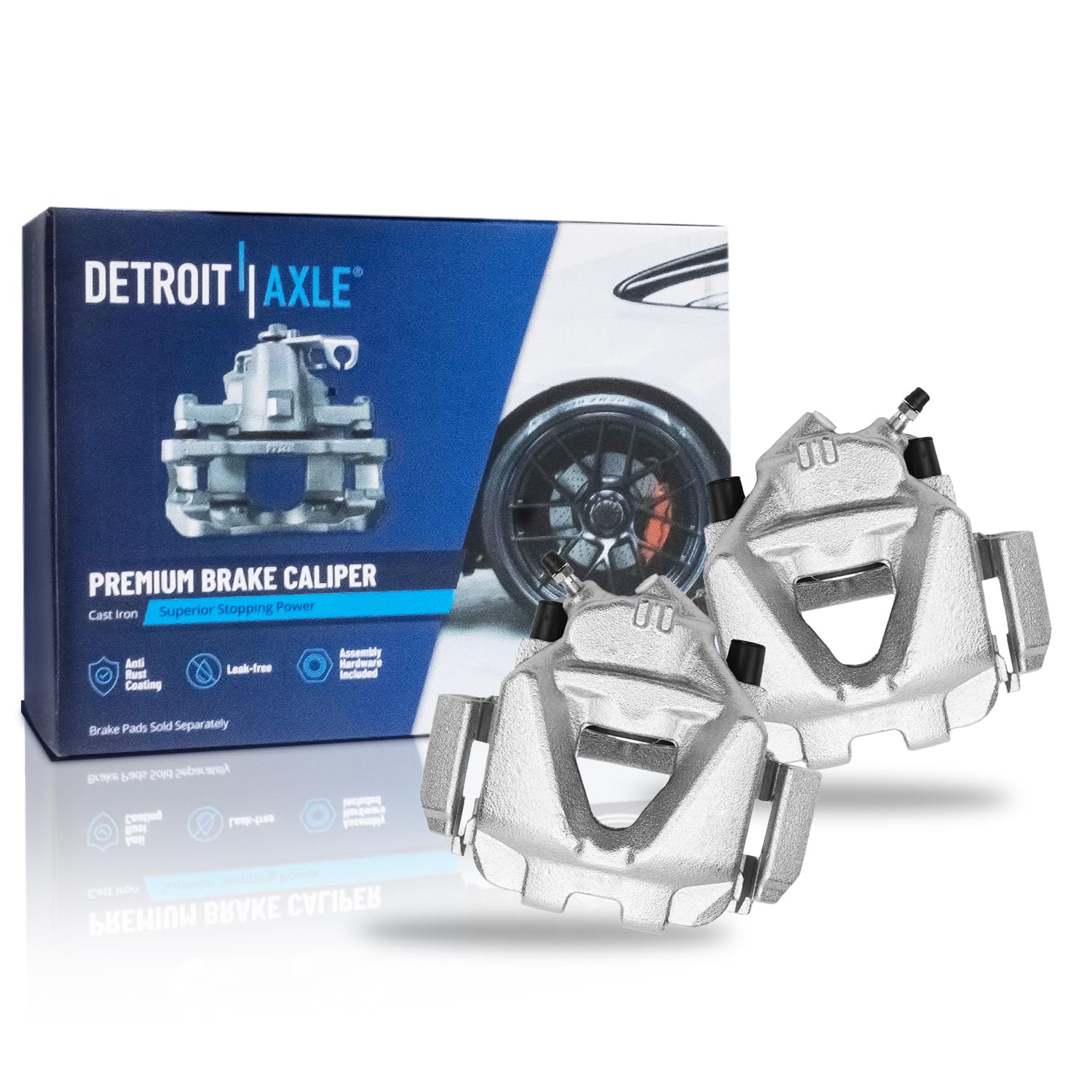 Detroit Axle Front Left Brake Caliper W/ Bracket – For Nissan Titan, Infiniti QX56/QX80