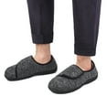 thumbnail image 6 of LongBay Men's Adjustable Diabetic Slippers Memory Foam Arthritis Edema Swollen House Shoes, 6 of 6