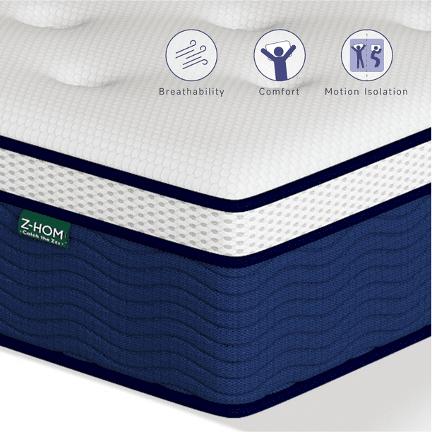 Z-HOM King Size 12-inch Gel Memory Foam Hybrid Mattress Z-HOM King Size 12-inch Gel Memory Foam Hybrid Mattress