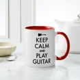 thumbnail image 4 of CafePress - Keep Calm And Play Guitar - 11 oz Ceramic Mug - Novelty Coffee Tea Cup, 4 of 4