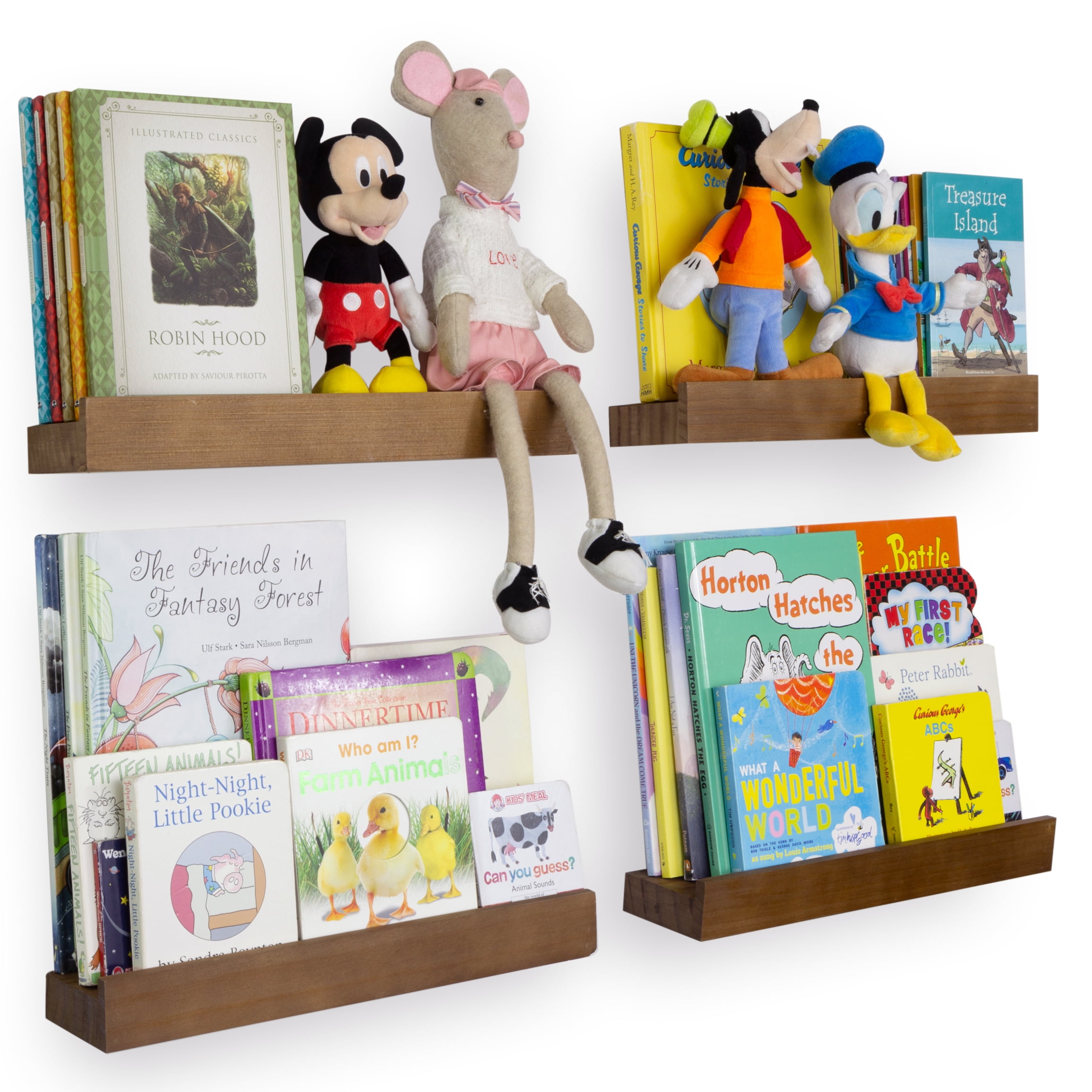 floating nursery bookshelf