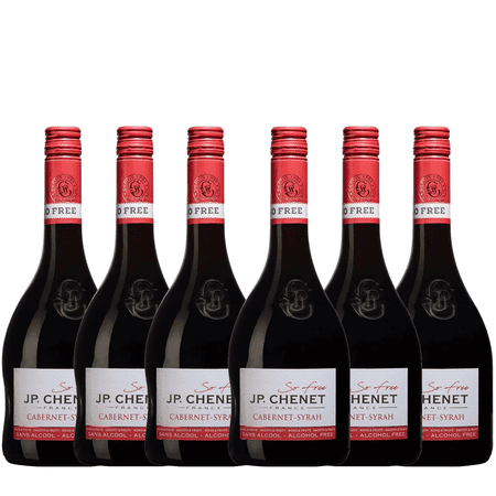 JP Chenet Cabernet Syrah Alcohol-Free Non-Alcoholic Red Wine, 750mL | 6 PACK